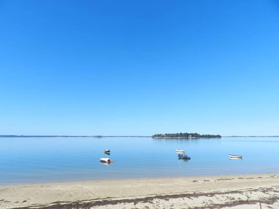 Meuble Sur L'Ile De Tascon A 300 M De La Plage Saint-Armel Bagian luar foto